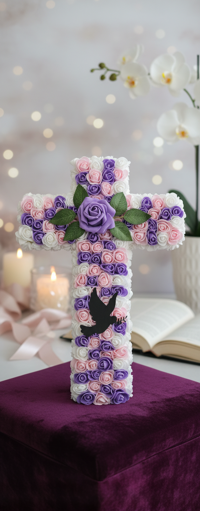 Croix Florale de Recueillement – Image 3